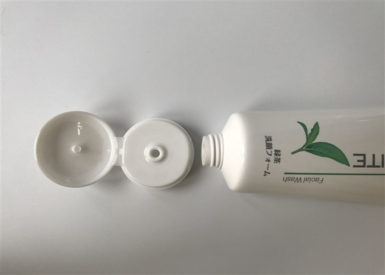 Green Tea J'WHITE Plastic Lotion Tubes 150g 3c Offset Printing Silver Plated