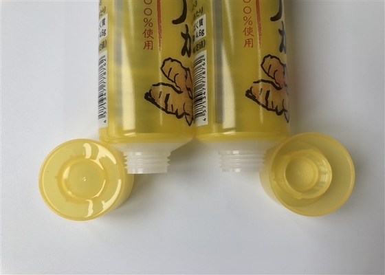92mm Plastic Tube Packing High-Tech Ginger 45g With Transparent Plastic Cover Film
