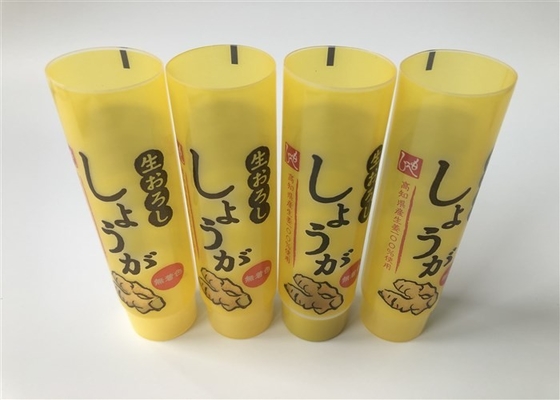 92mm Plastic Tube Packing High-Tech Ginger 45g With Transparent Plastic Cover Film