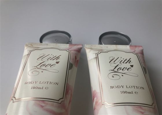 100g Empty Cosmetic Tubes Cream With Labeling End Sealed With High Screw On Cap