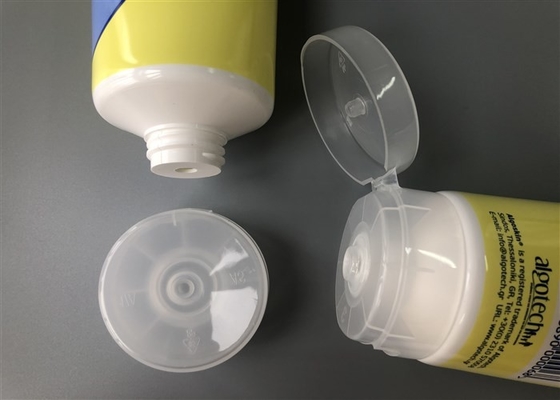 Empty 	Hand Cream Tube Packaging Size 50-166 Mm Extruded White Glossy Offset Pritning
