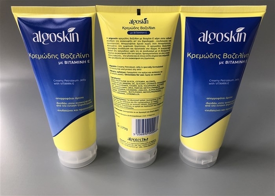 Empty 	Hand Cream Tube Packaging Size 50-166 Mm Extruded White Glossy Offset Pritning