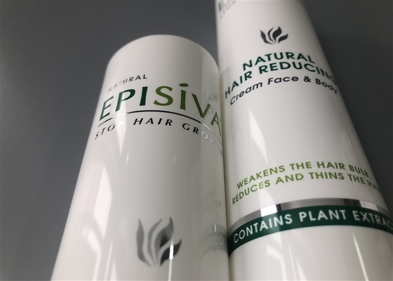 140ml Cosmetic Tube Packaging Natural Hair Reducing Milk With Straight Flat Cap