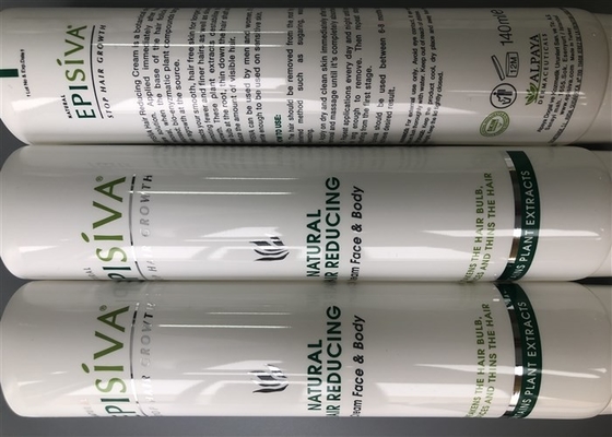 140ml Cosmetic Tube Packaging Natural Hair Reducing Milk With Straight Flat Cap