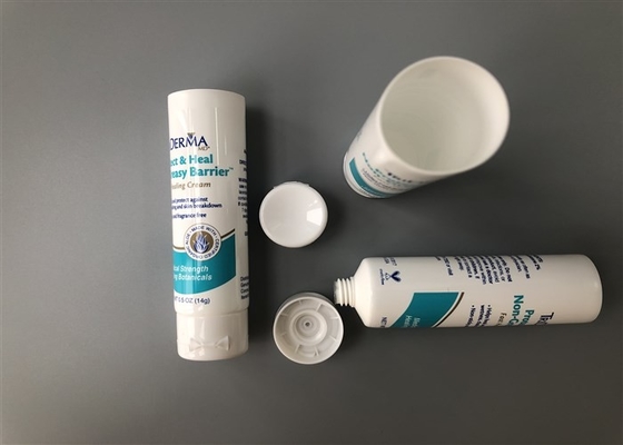 PE Plastic Tube Packing 4c Offset Printing With Flip Top Cap Protect Heal 14g