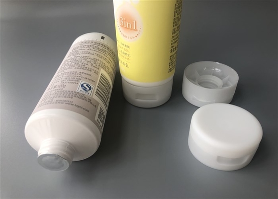 Dia50 Plastic Tube Pcakaging 8c Offset Print With Matt Flip Top Cap 100ml