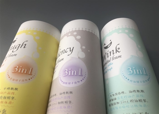 Dia50 Plastic Tube Pcakaging 8c Offset Print With Matt Flip Top Cap 100ml