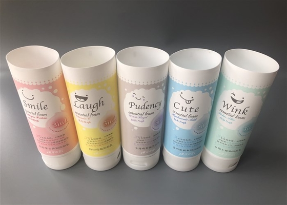 Dia50 Plastic Tube Pcakaging 8c Offset Print With Matt Flip Top Cap 100ml