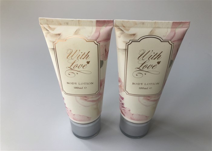 100g Empty Cosmetic Tubes Cream With Labeling End Sealed With High Screw On Cap