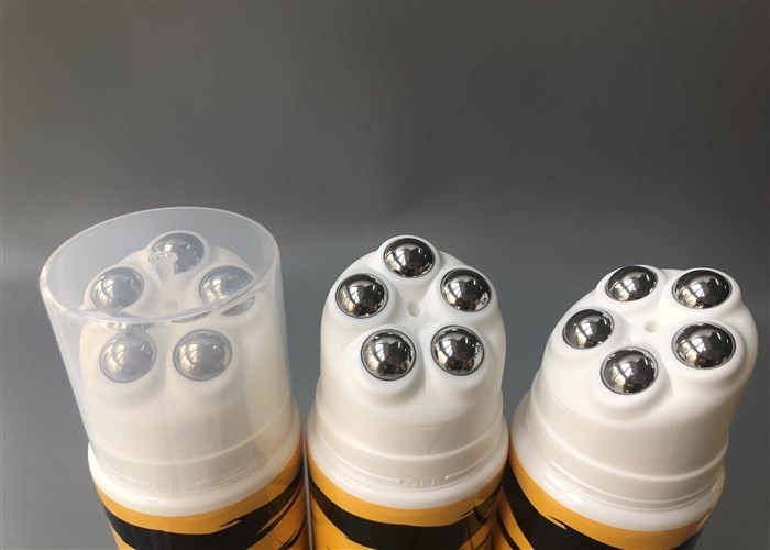 5 Steel Ball Cosmetic Tube Packaging Massage Gel 200ml Co-Extruded White Full Offset Printing