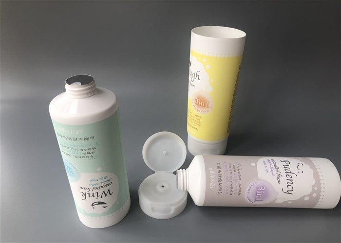 Dia50 Plastic Tube Pcakaging 8c Offset Print With Matt Flip Top Cap 100ml